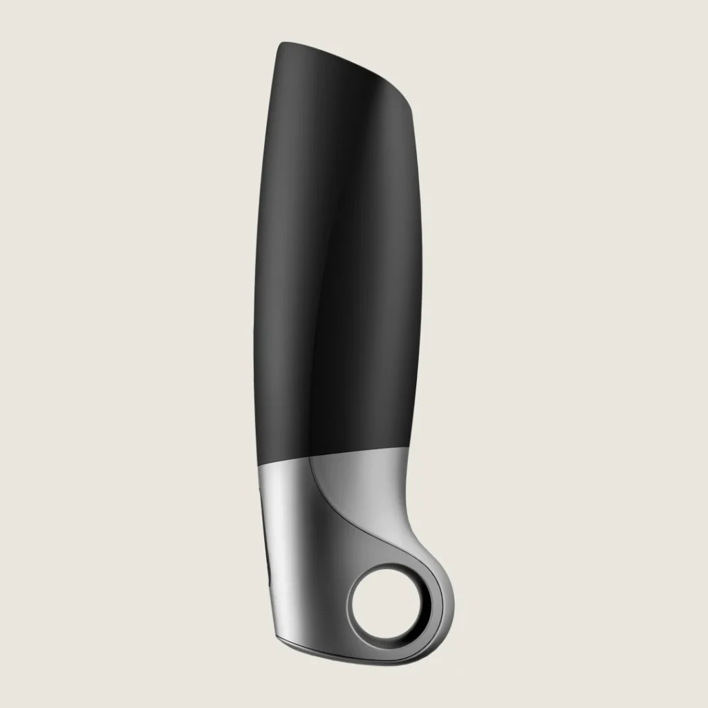 Satisfyer Power Masturbator for men, in Black color.