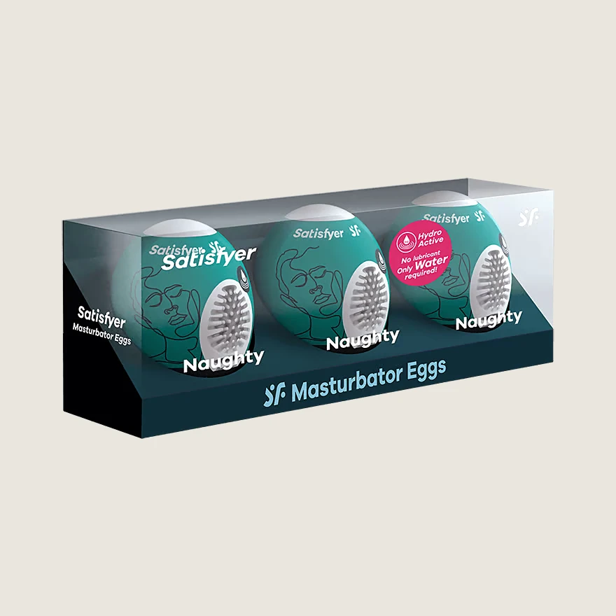 Satisfyer Egg Masturbator 3-piece set - Naughty